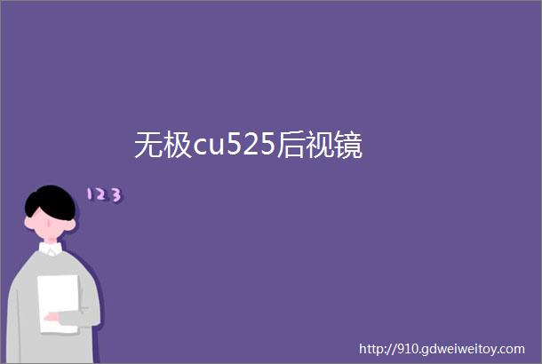 无极cu525后视镜